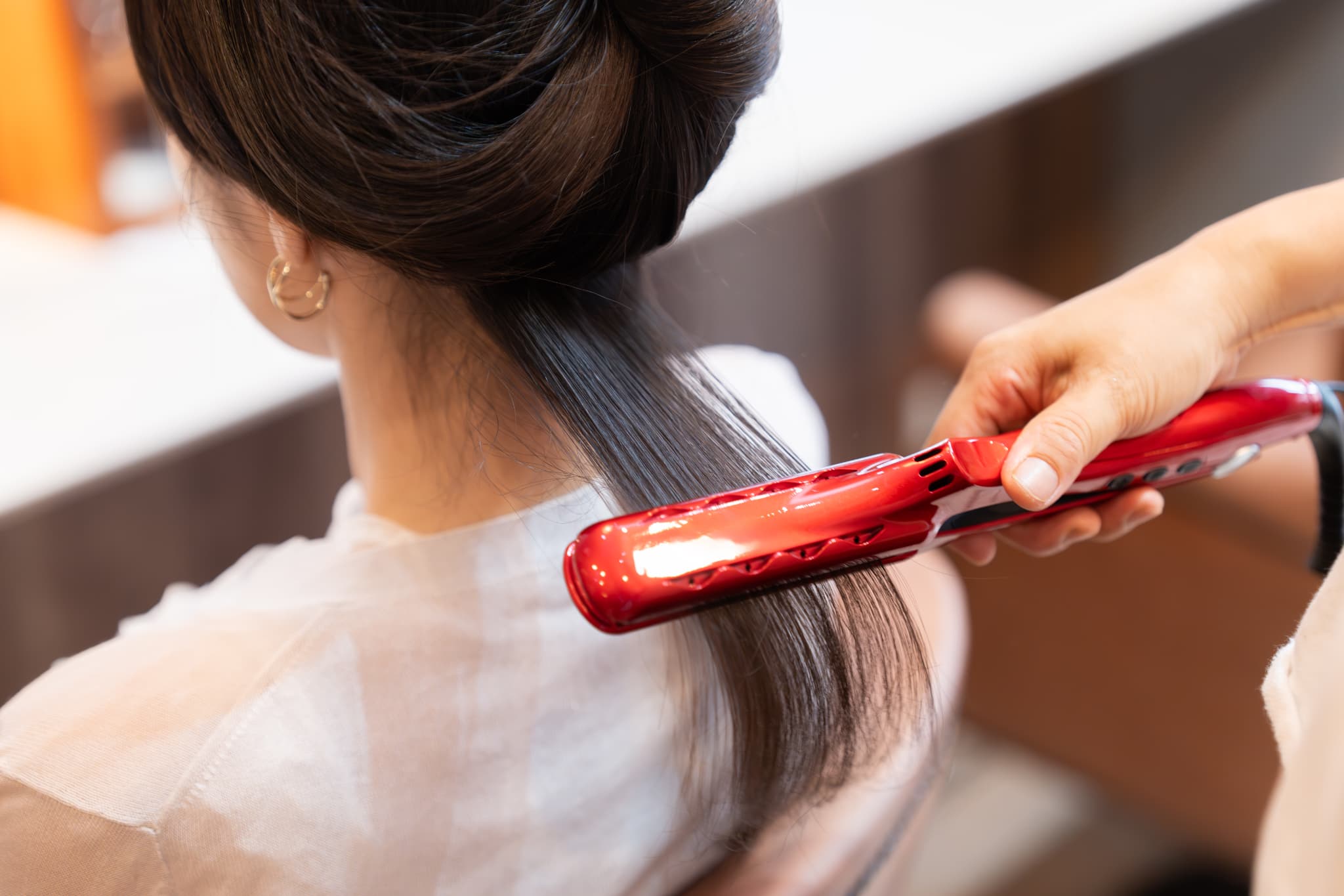 カット+水素ストレート+髪質改善トリートメント 